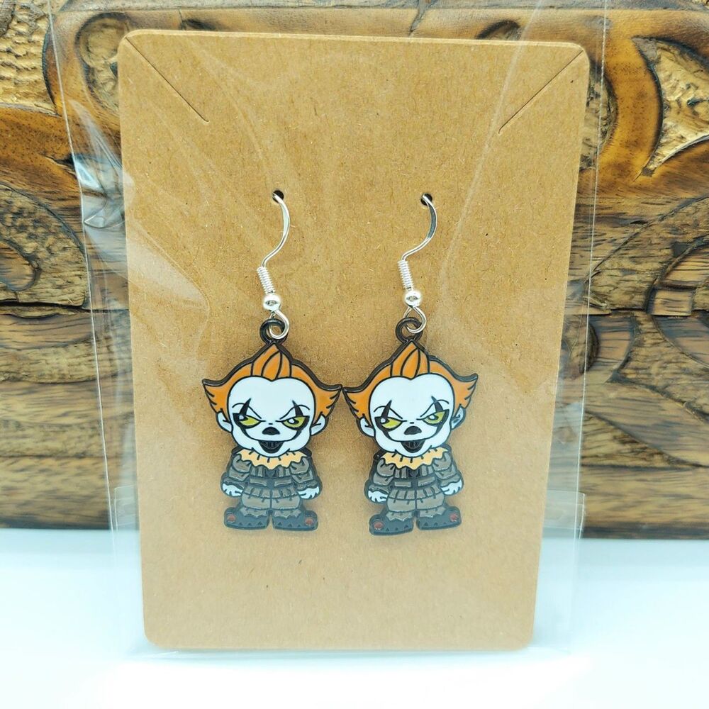 Halloween Earrings Horror Movie IT Scary Clown